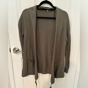 Madewell Palisades Cardigan Sweater in Green SZ small